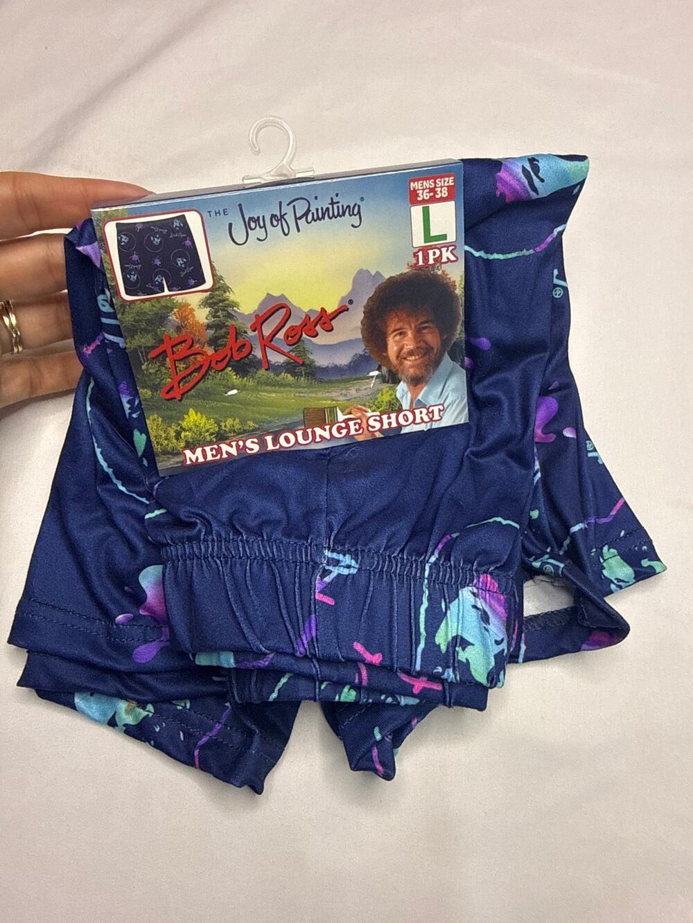 NWT Bob Ross Men's Lounge Shorts Large 36-38